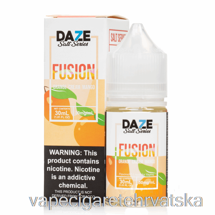 Vape Hrvatska Naranča Krema Mango - 7 Daze Soli - 30ml 30mg